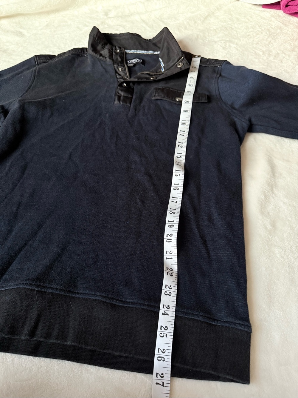Men's Black Zip-Up Sweater Jacket - Picture 4 of 9
